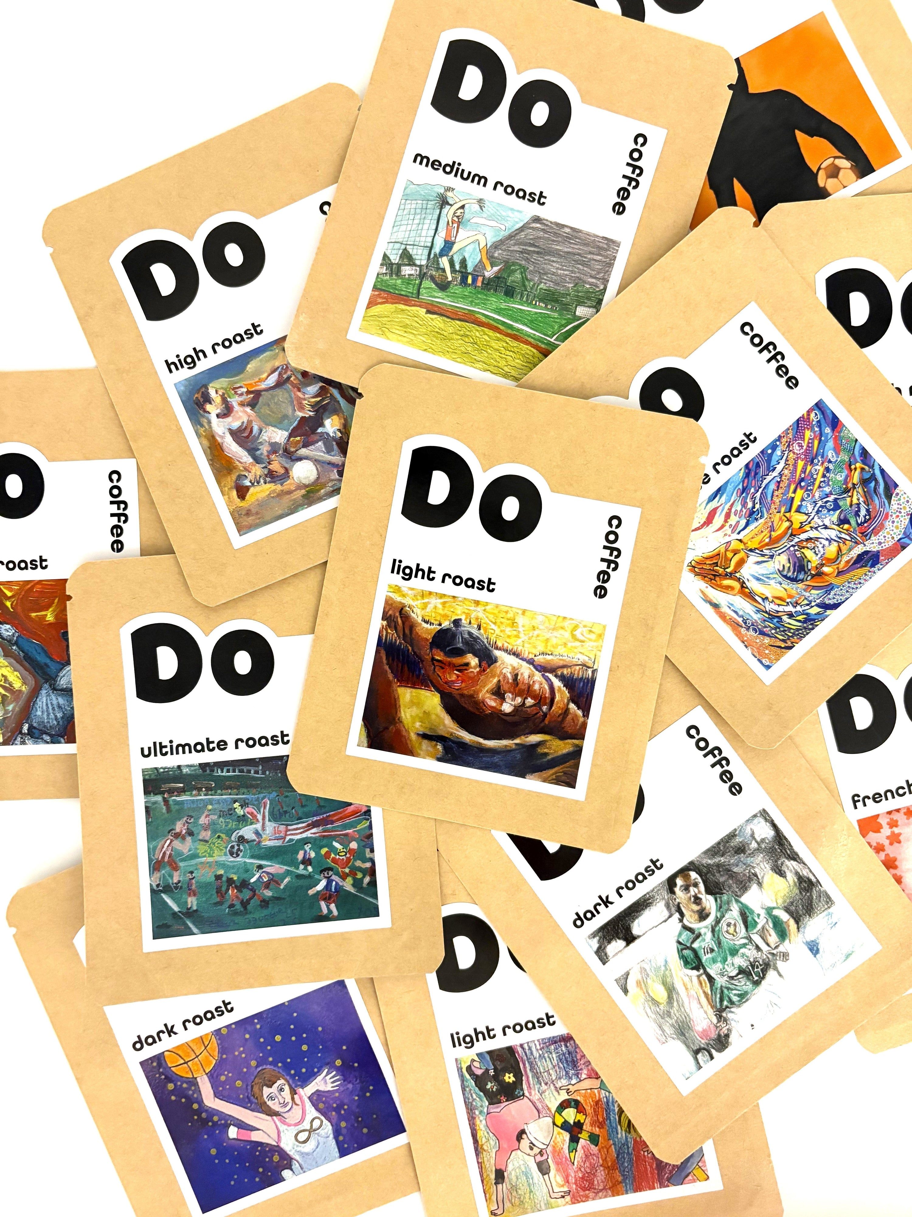 【新商品】Doronkoパラリンアートカップ2025の受賞作品がドリップバッグに